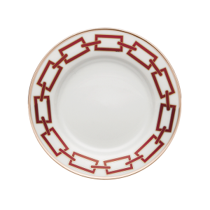 Ginori Catene Scarlet Bread Plate - 6.5"